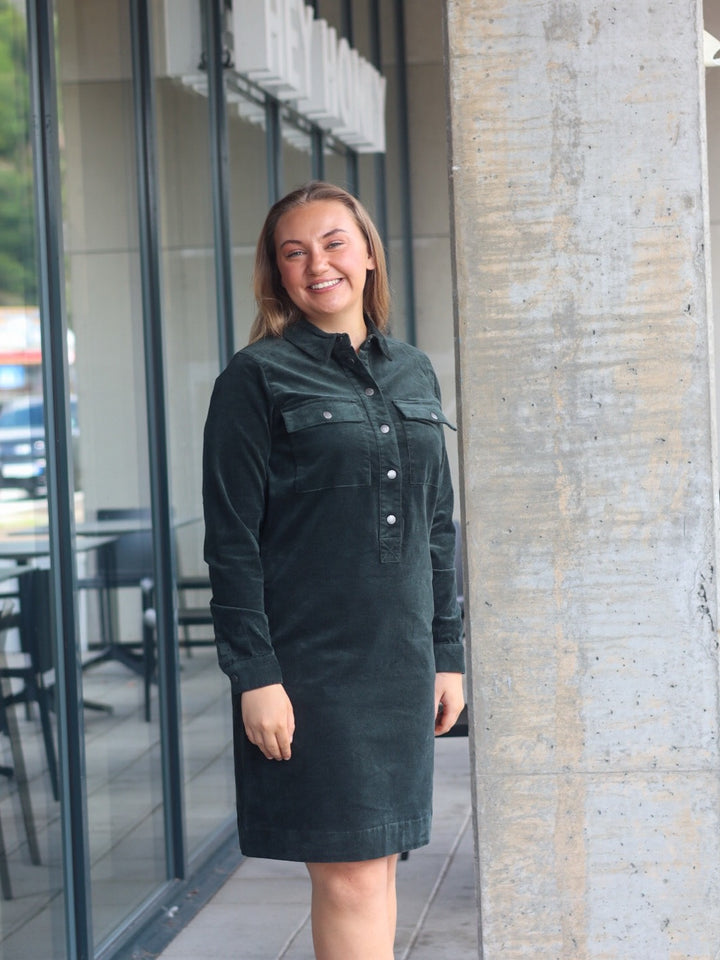 KJOLE PZSALLY PLACKET DRESS JET SET