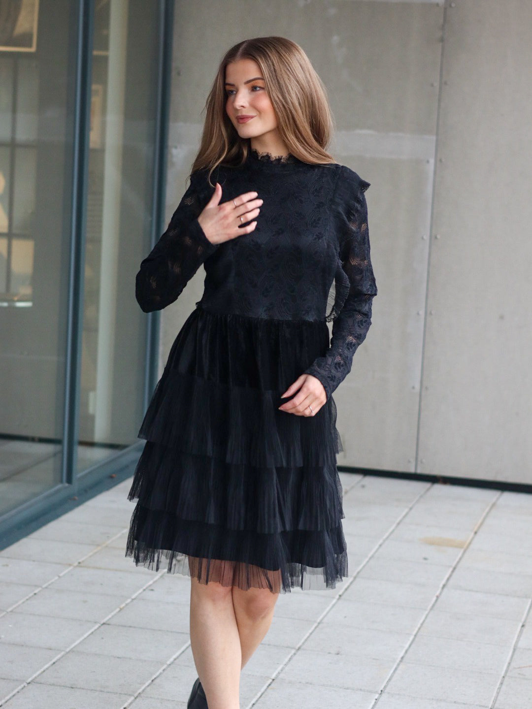 KJOLE PZVIOLET DRESS BLACK