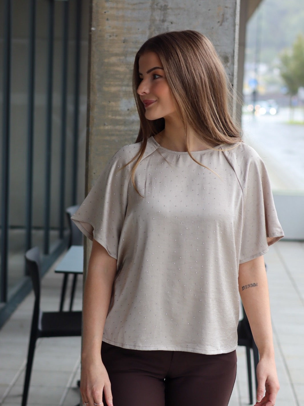 BLUSE DAMIK LIGHT SAND