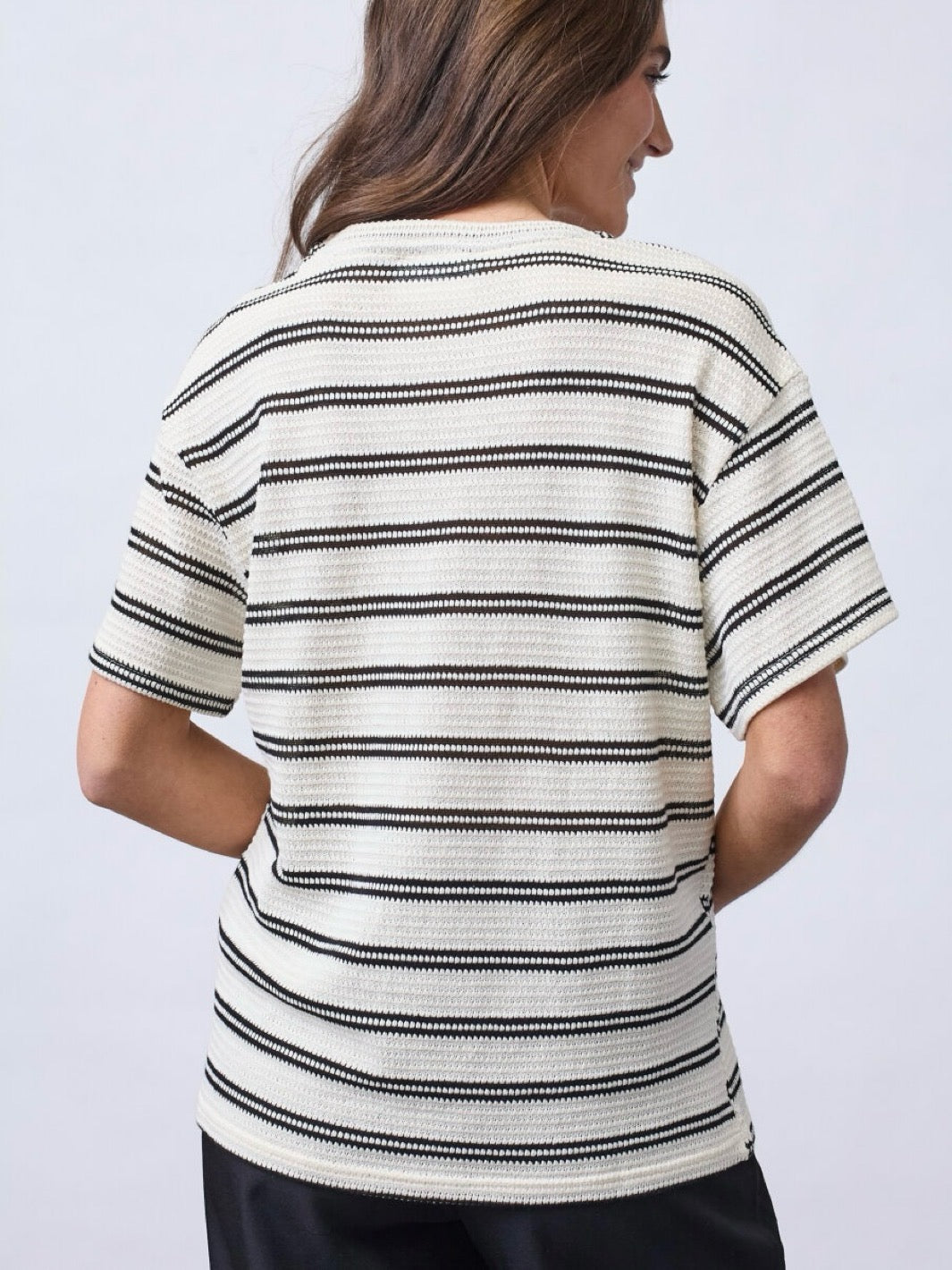 TOPP VEDA CREAM STRIPE