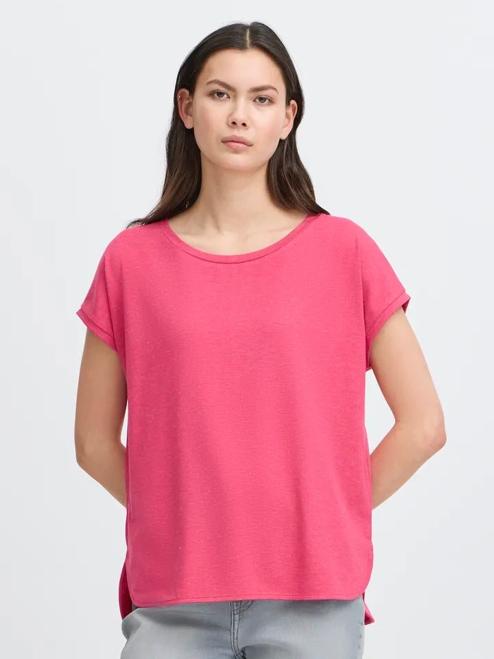 T-SKJORTE IHREBEL BRIGHT ROSE