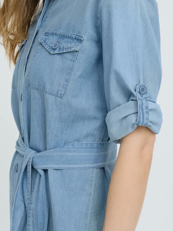 DONGERIKJOLE PZJILL LIGHT BLUE DENIM