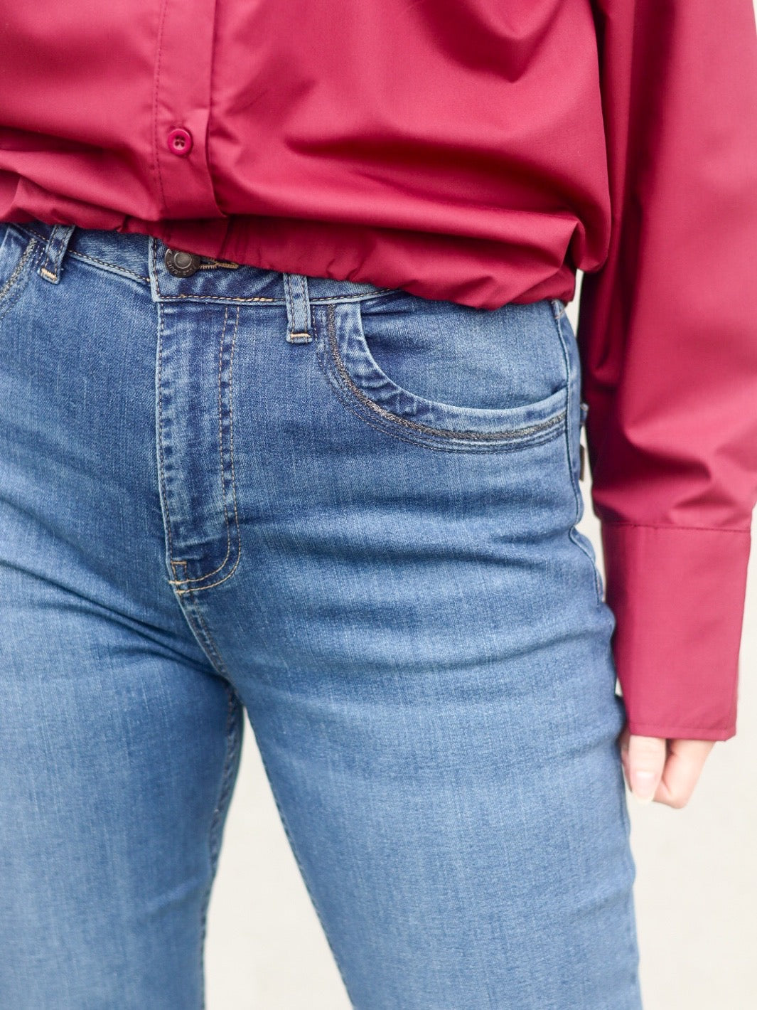 JEANS PZBESSIE BOOTCUT MEDIUM BLUE