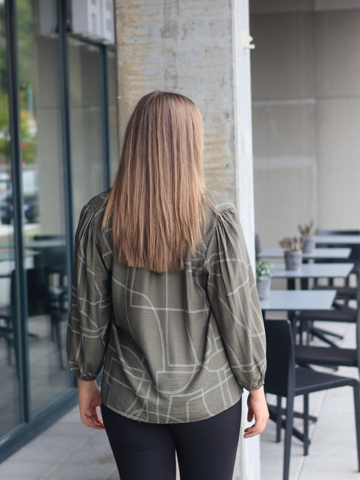 BLUSE FRDAPHNE DUSTY OLIVE