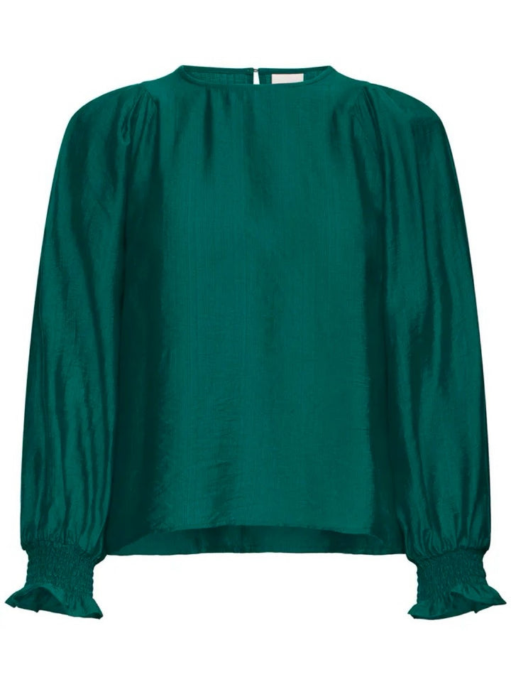 BLUSE IHWILMA PINE GREEN
