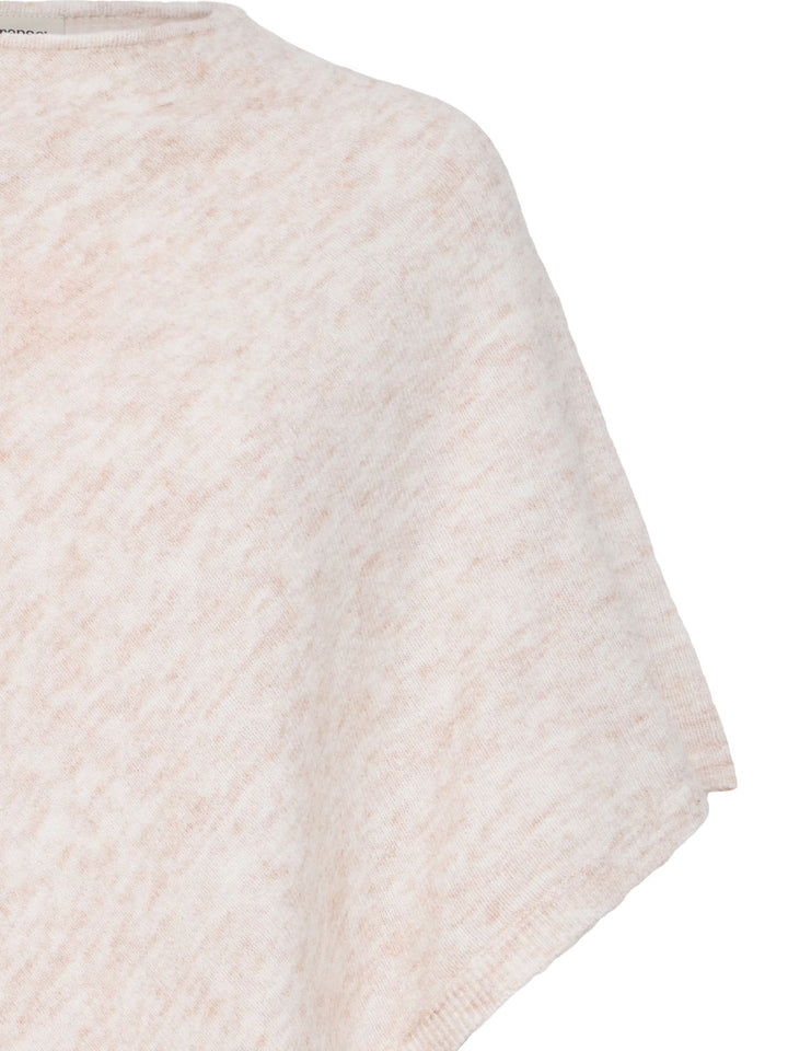 PONCHO FRSANNY OATMEAL MELANGE