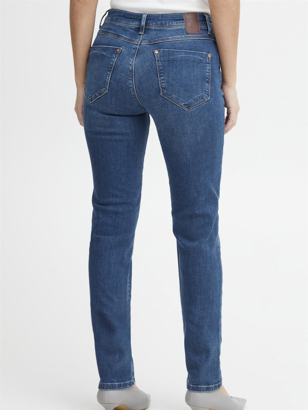 JEANS PZSANDRA  STRAIGHT MEDIUM BLUE