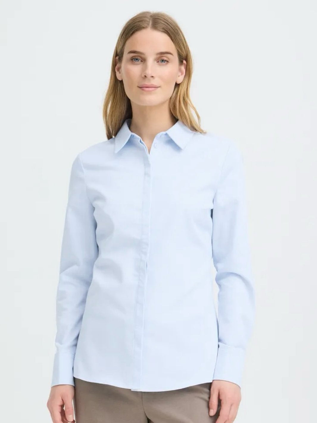 SKJORTE PZDASHA VISTA BLUE