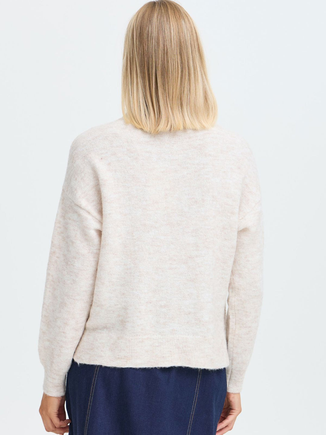CARDIGAN FRSANNY OATMEAL MELANGE