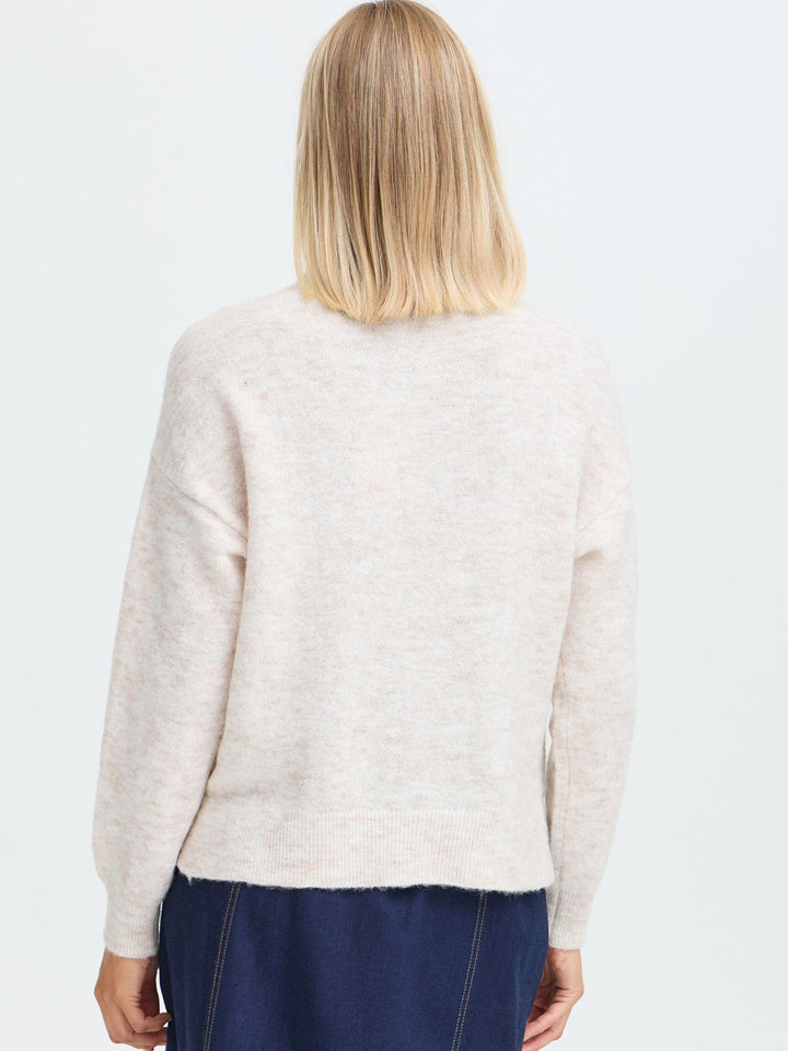 CARDIGAN FRSANNY OATMEAL MELANGE