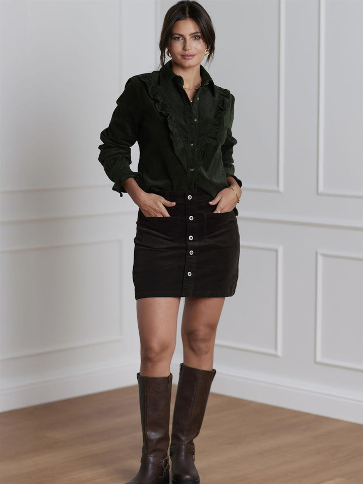SKJØRT ANNIKA DK BROWN