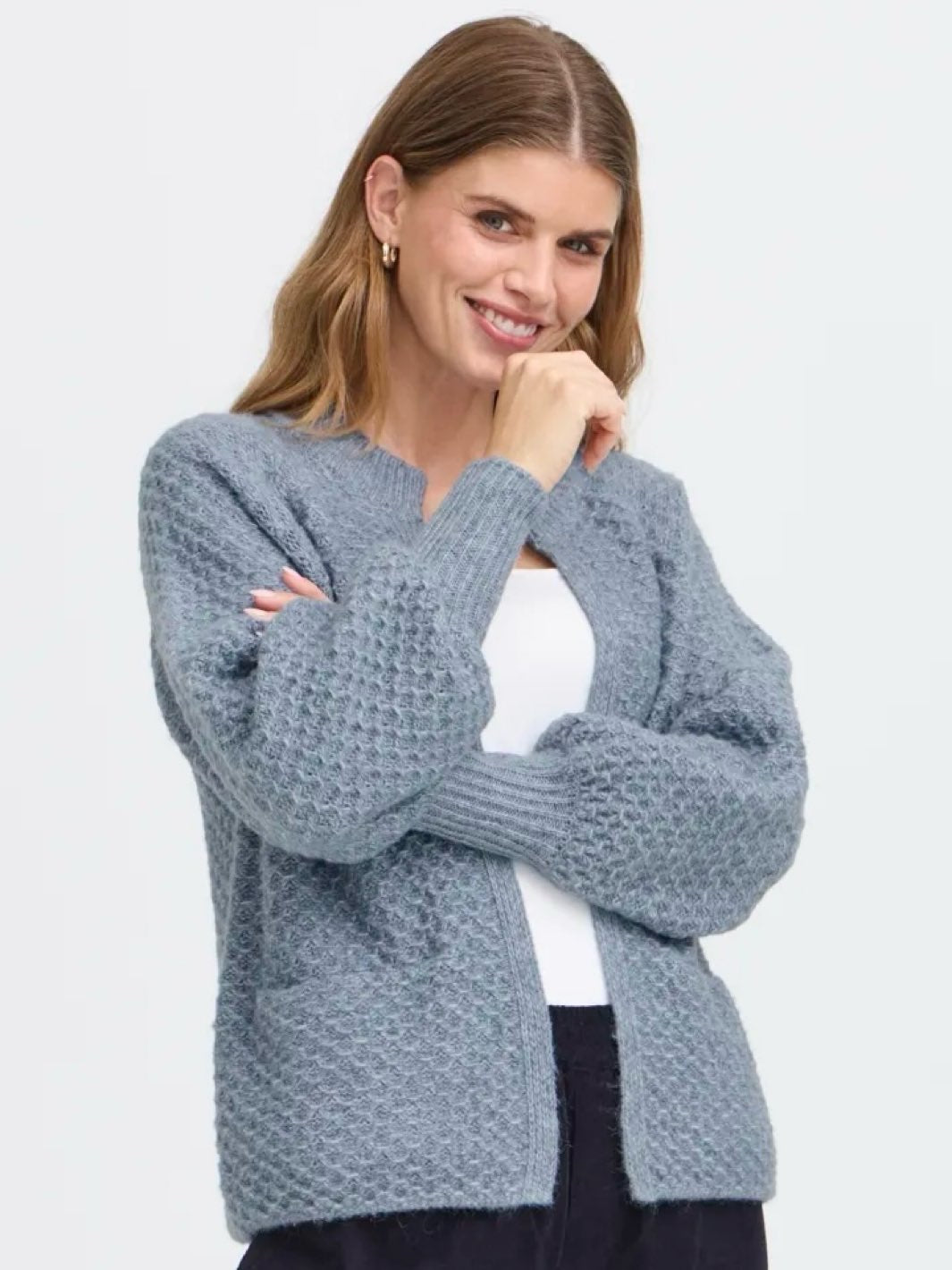 CARDIGAN FRBEVERLY INFINITY MELANGE