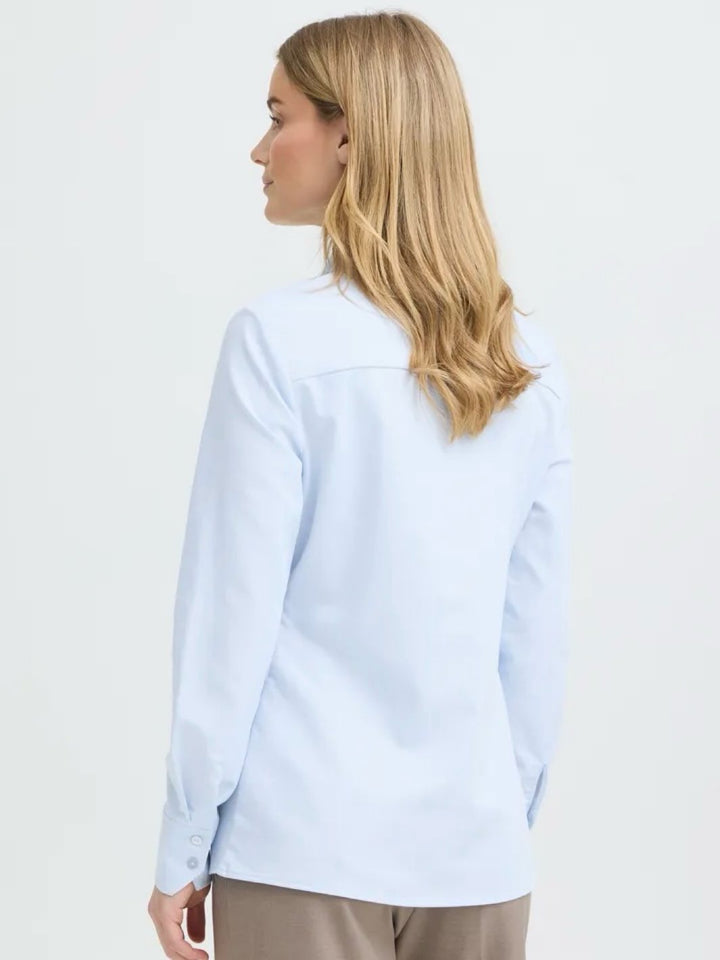 SKJORTE PZDASHA VISTA BLUE