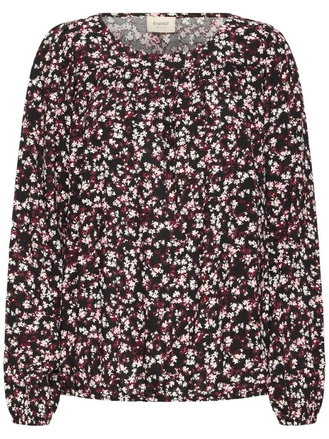 BLUSE FRKIKI FLORAL BLACK