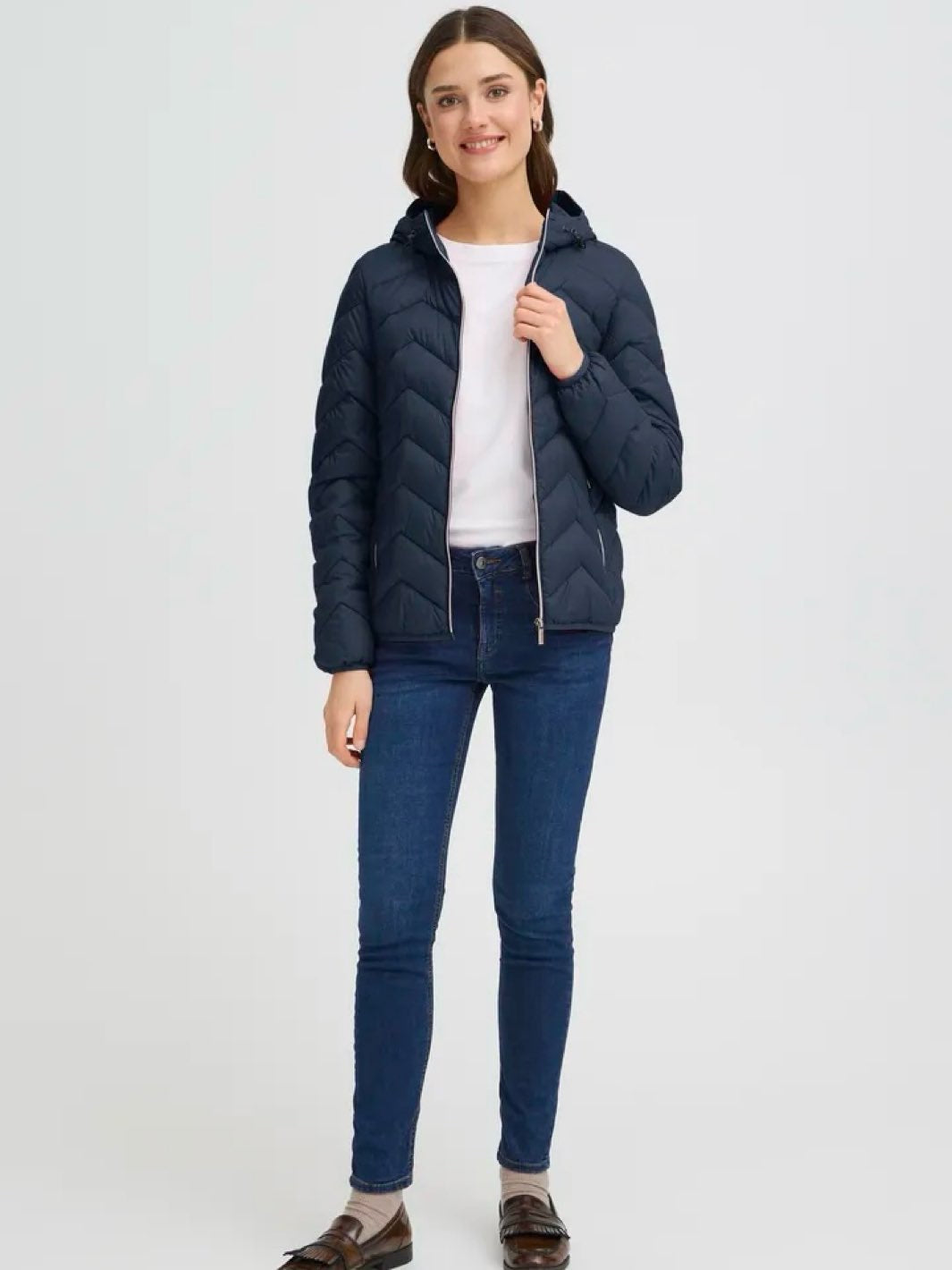 JAKKE FRBAPADDING NAVY BLAZER