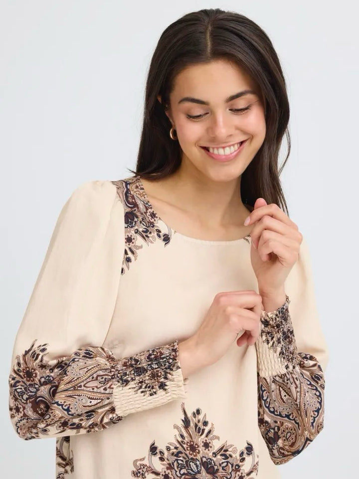 BLUSE FRADARA PUMICE STONE PAISLEY