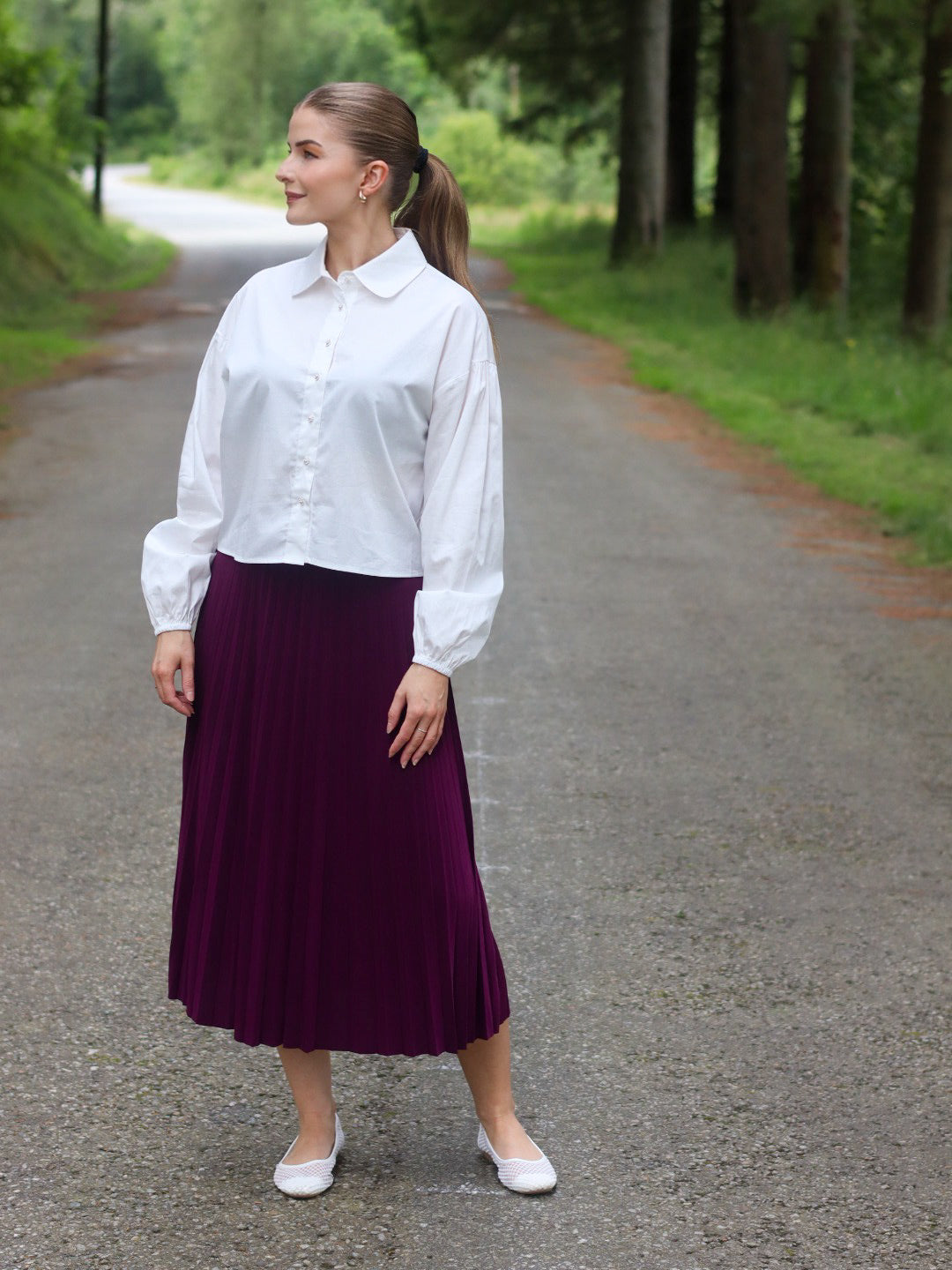 SKJORTE LYA WHITE