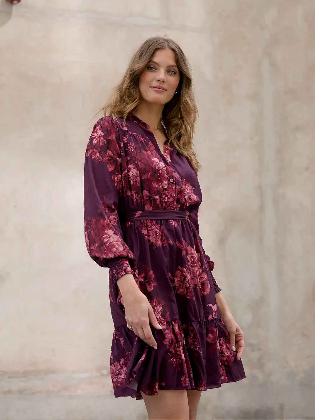 KJOLE ALINE PAYS DK PLUM