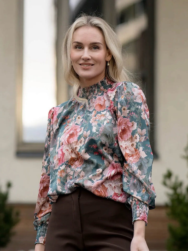 BLUSE JULIET ROSANA JADE GREEN