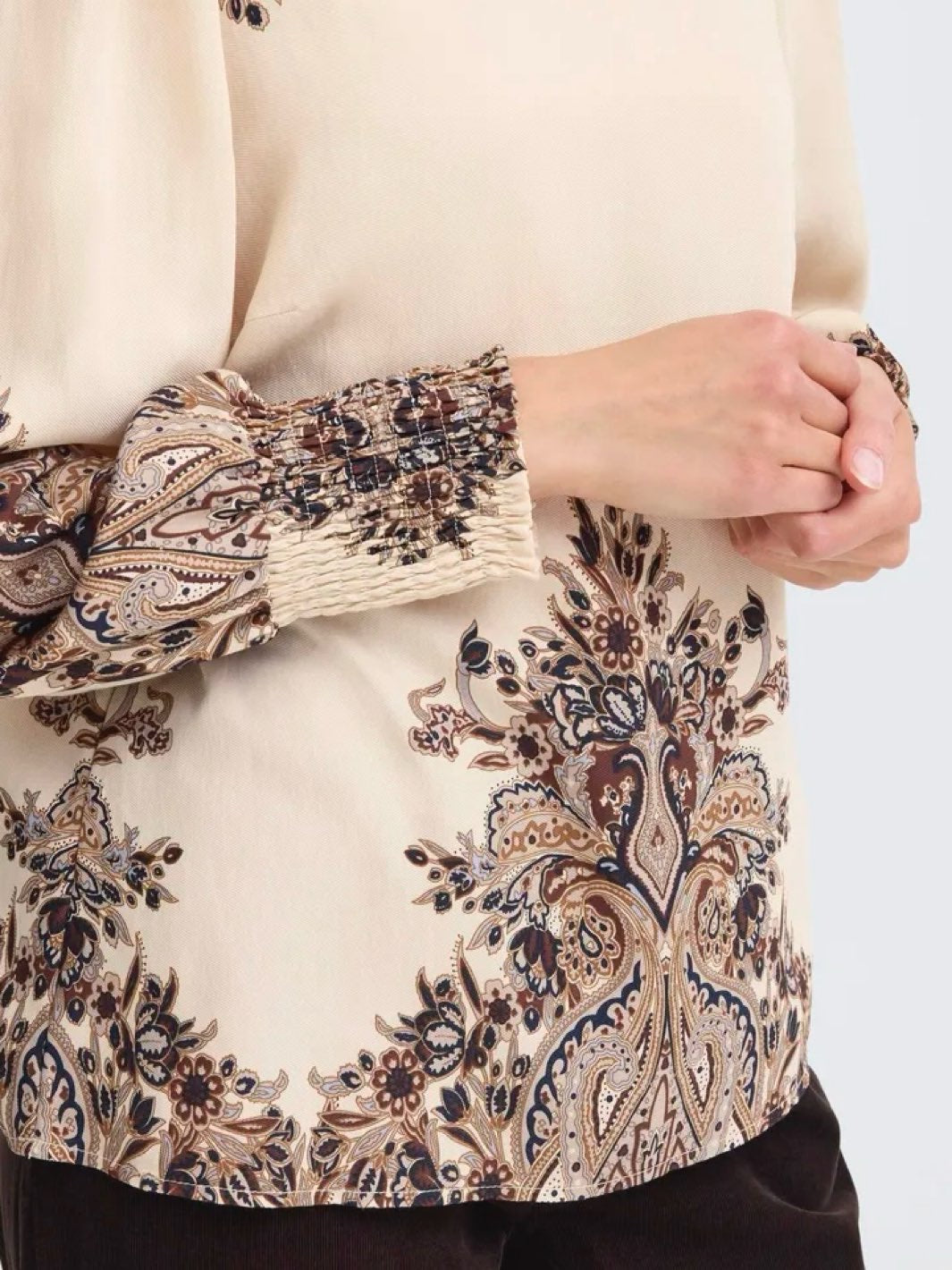 BLUSE FRADARA PUMICE STONE PAISLEY