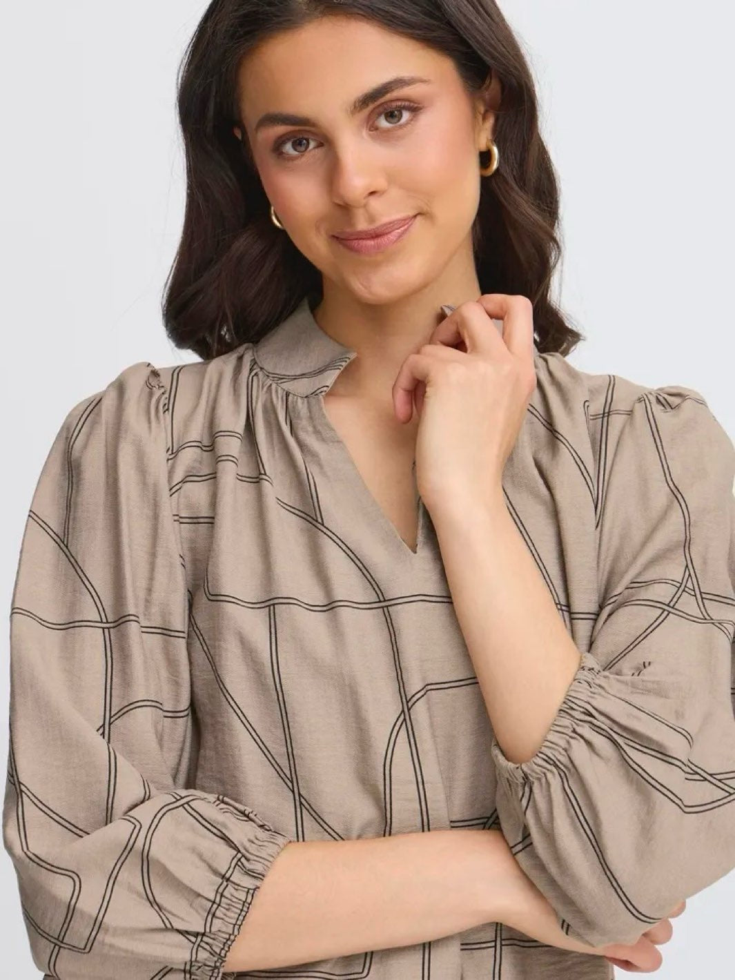 BLUSE FRDAPHNE DESERT TAUPE