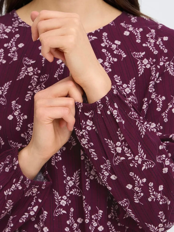 BLUSE FRMERLE FLOWER PORT ROYALE