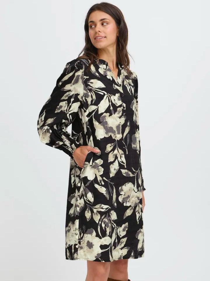 KJOLE FRARIANA FLORAL BLACK