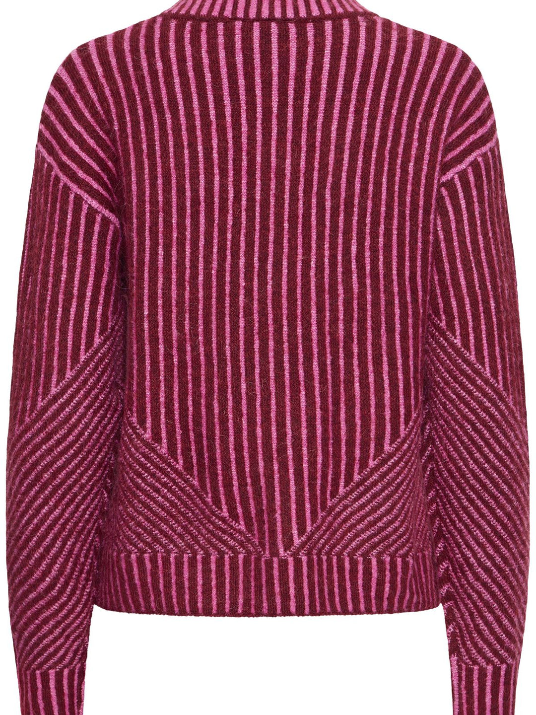 STRIKKEGENSER IHKAMARA LS STRIPE ROHDODENDRON