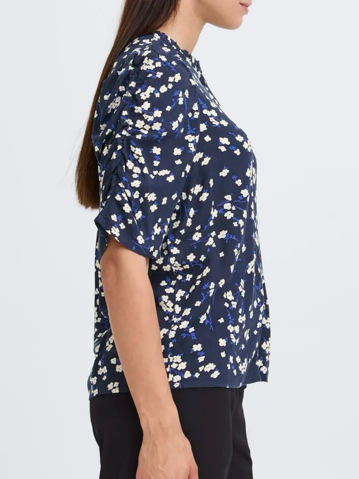SKJORTE BYJOSA NIGHT FLORAL