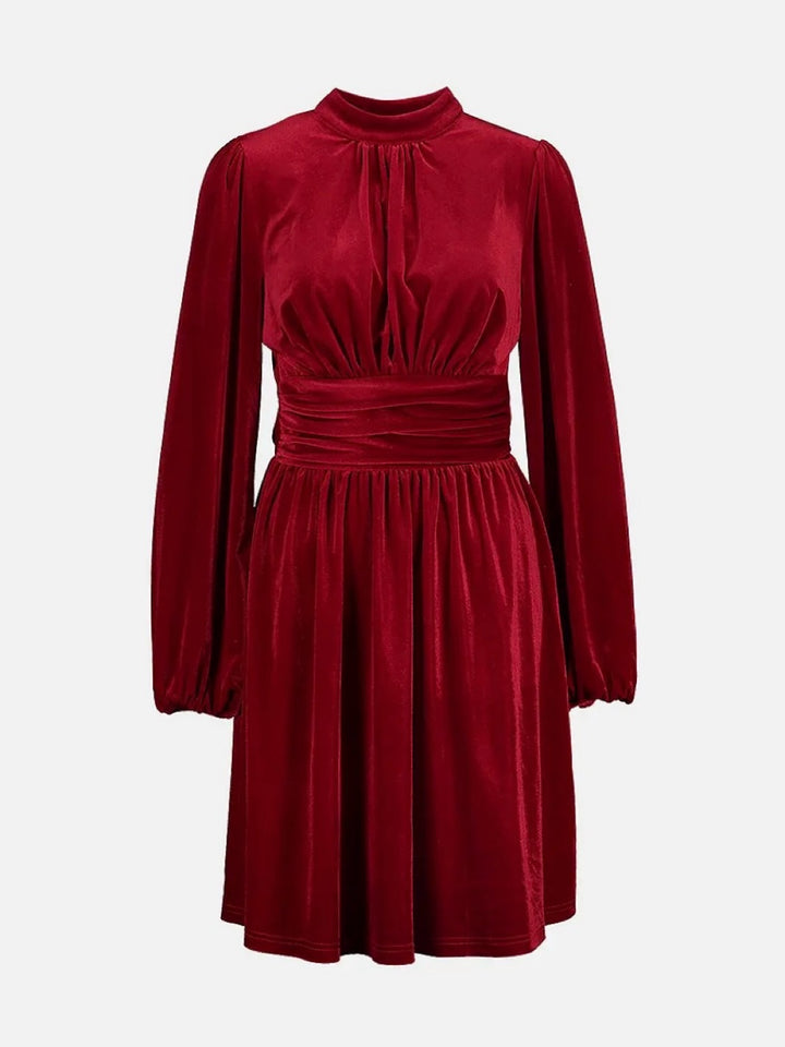 KJOLE ALIBA VELOUR RED