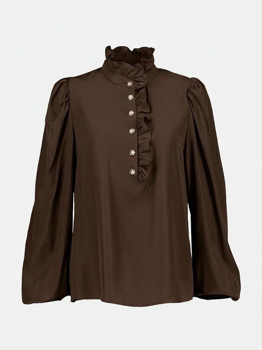 BLUSE VANDA LYOCELL CHOCOLATE