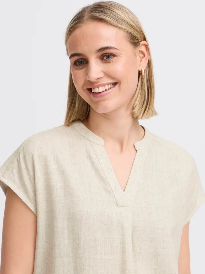 BLUSE FRJUNA BIRCH MELANGE