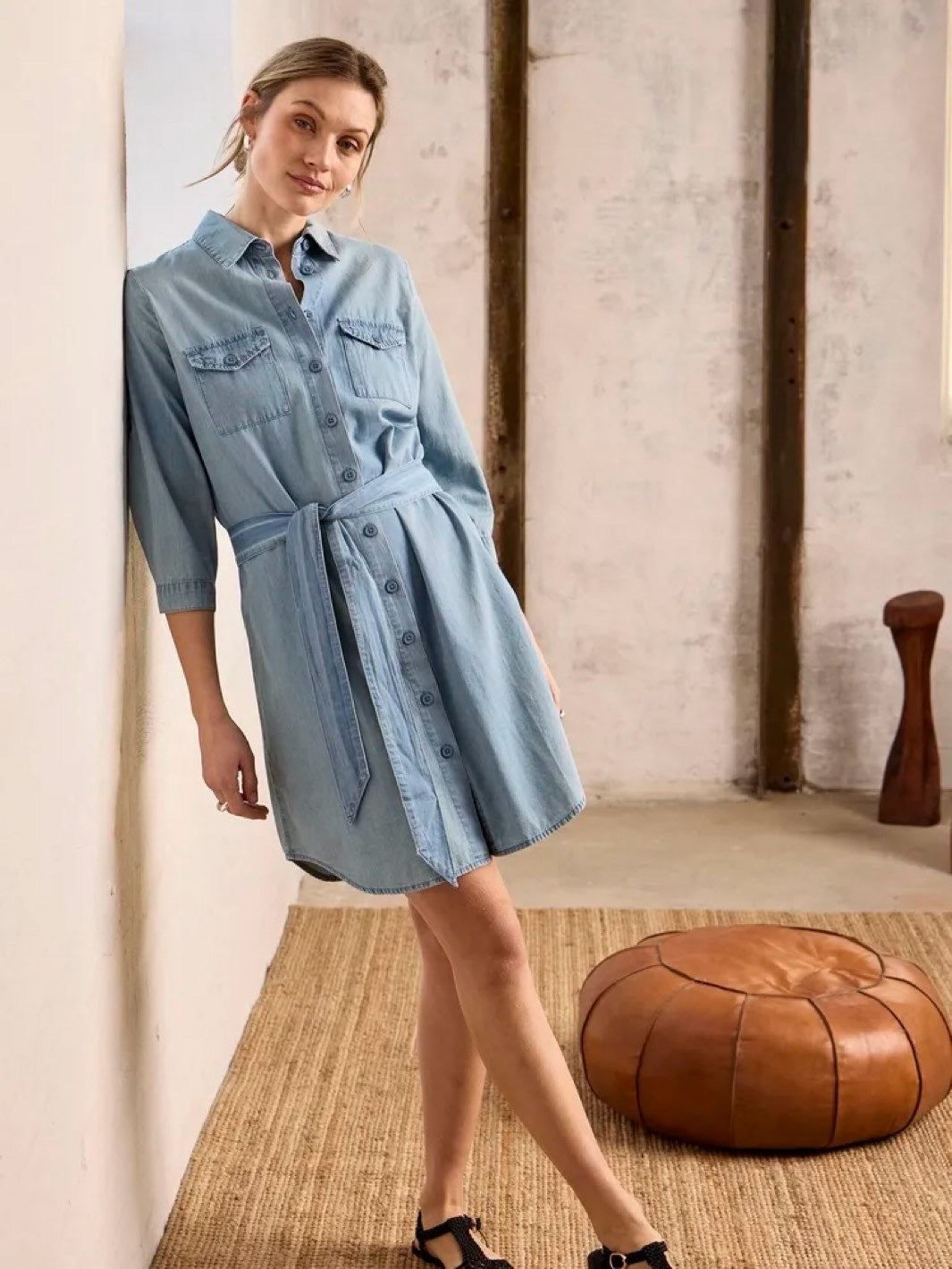 DONGERIKJOLE PZJILL LIGHT BLUE DENIM