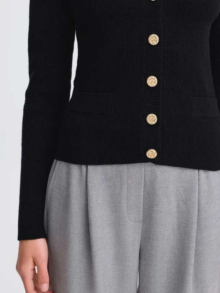 CARDIGAN FRNOVELLA BLACK