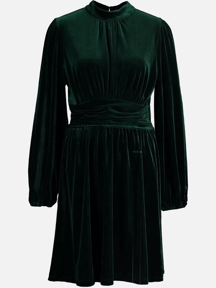 KJOLE ALIBA VELOUR DK GREEN