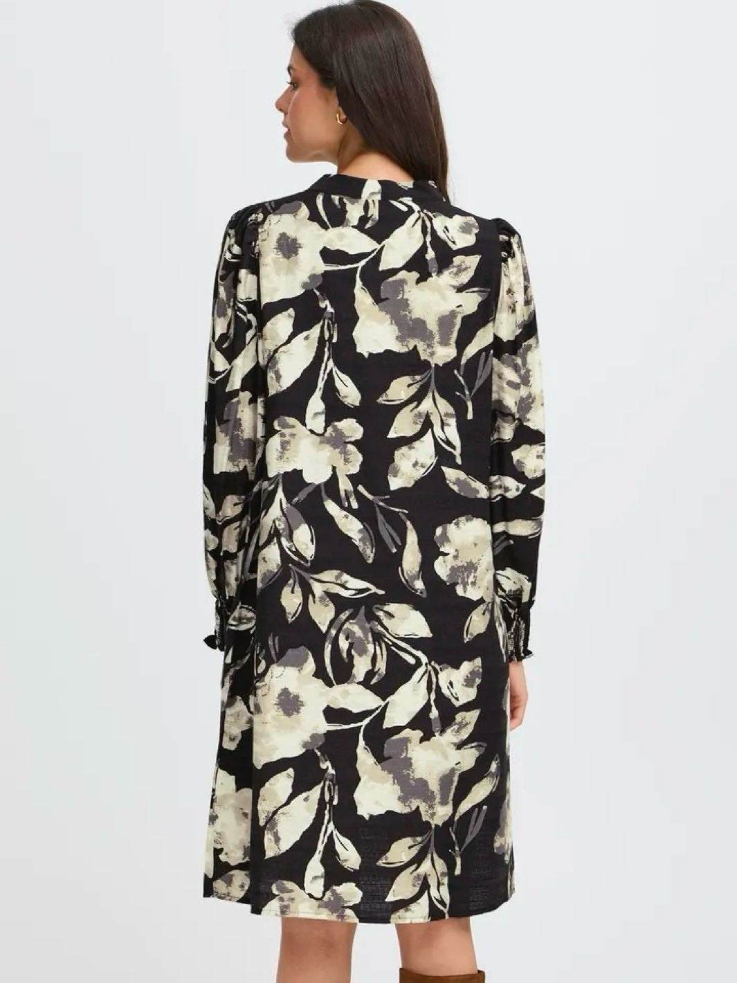 KJOLE FRARIANA FLORAL BLACK