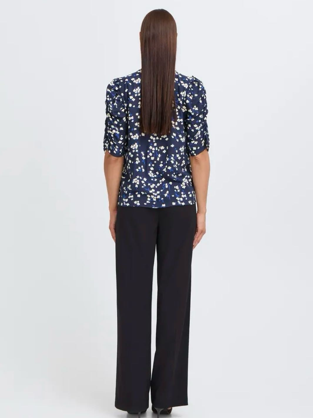 SKJORTE BYJOSA NIGHT FLORAL
