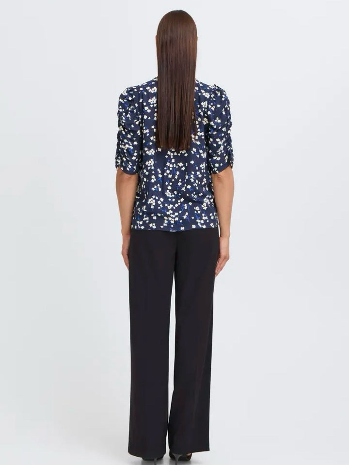 SKJORTE BYJOSA NIGHT FLORAL