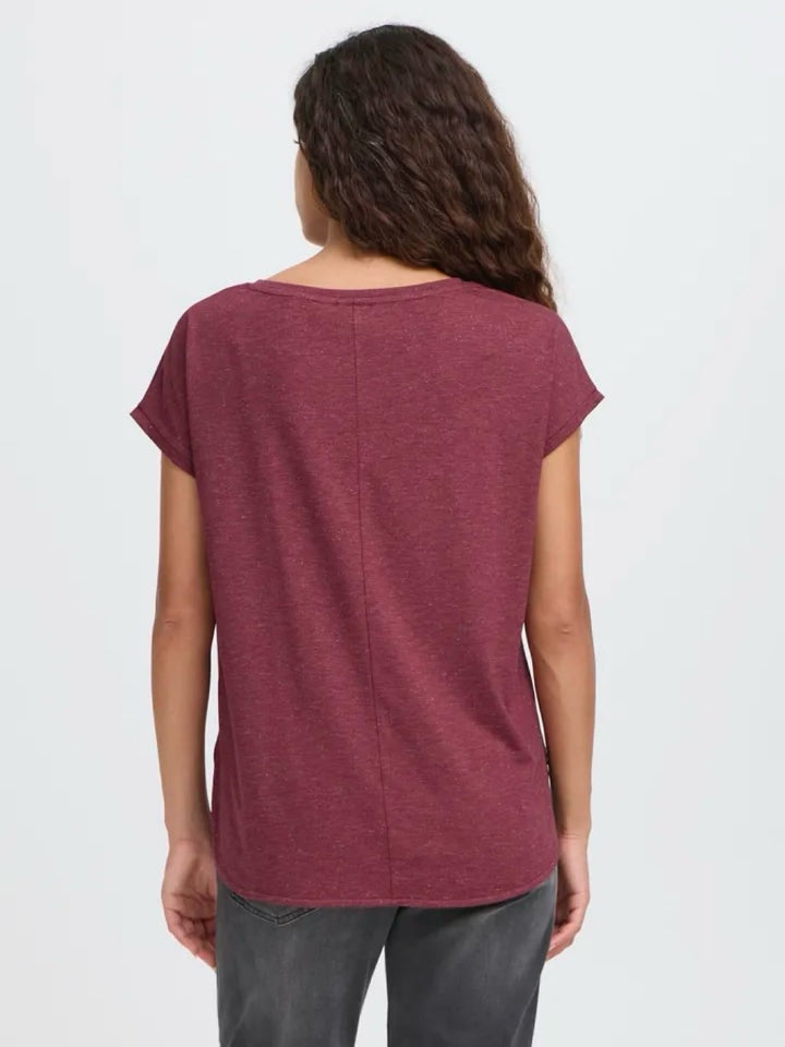 T-SKJORTE IHREBEL MAROON