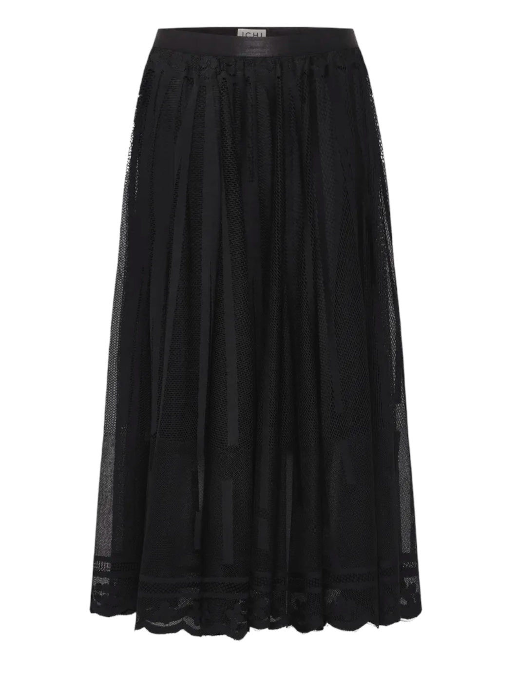 MIDISKJØRT IHLEONCE BLACK