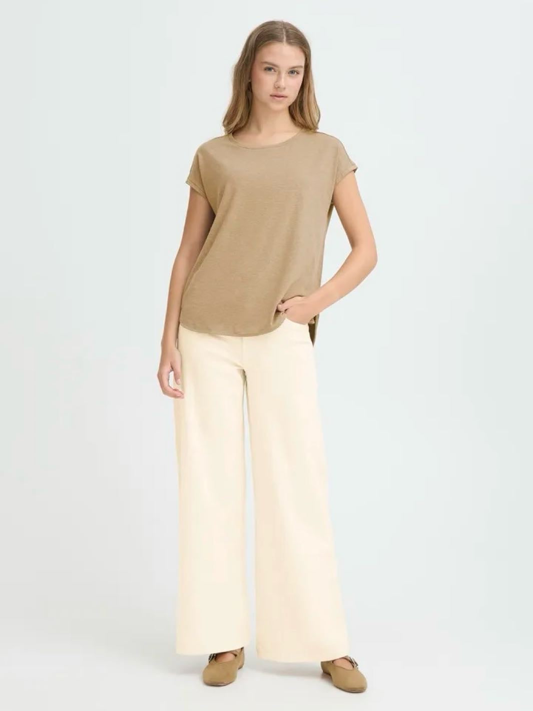 T-SKJORTE IHREBELLY SEPIA TINT