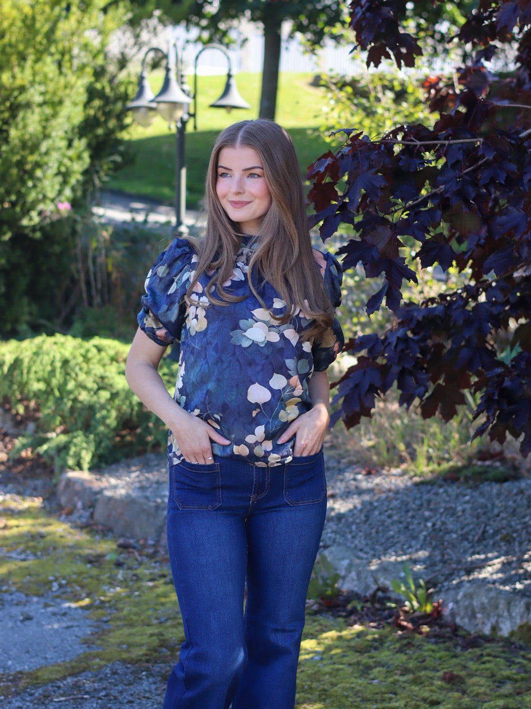 BLUSE EMMELI LUN NAVY