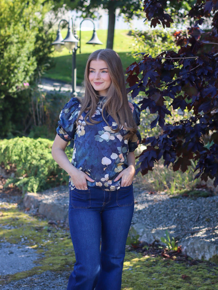BLUSE EMMELI LUN NAVY