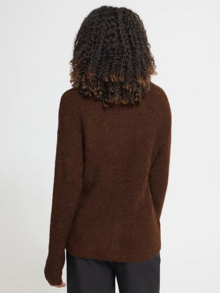 CARDIGAN IHKAMARA CHICORY COFFEE