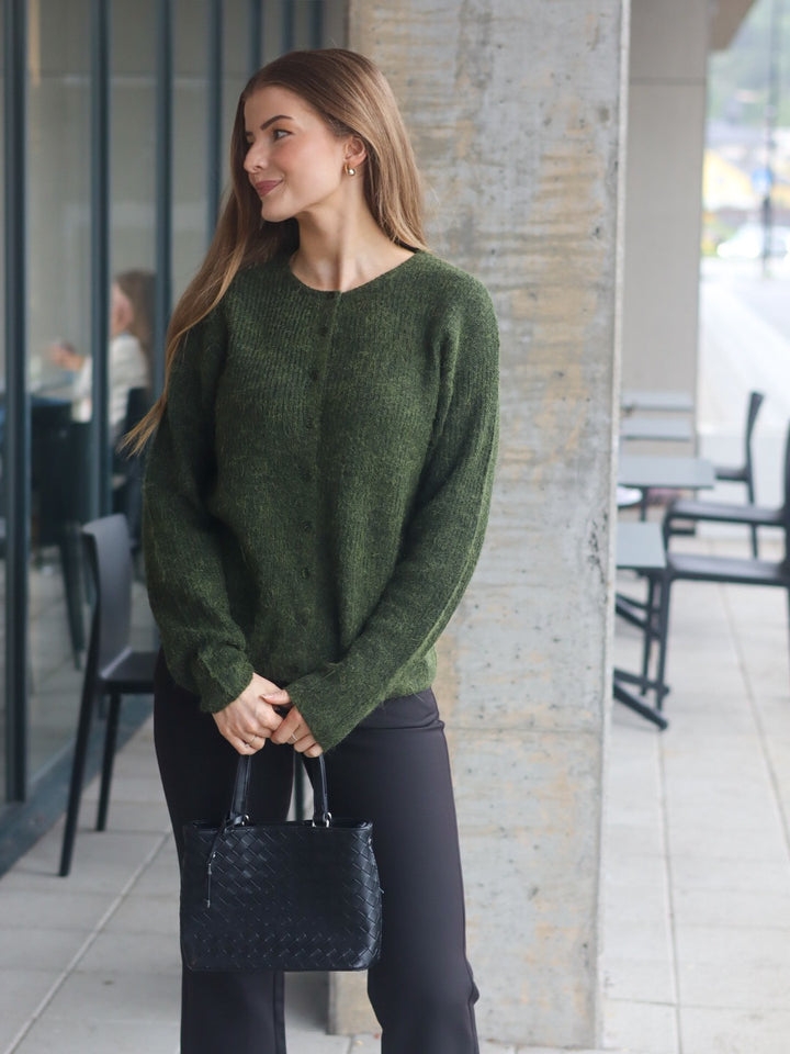 CARDIGAN IHKAMARA RIFLE GREEN