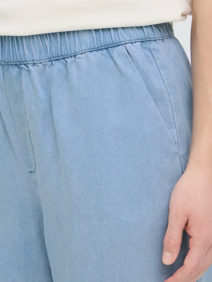 SHORTS PZCHRISTA LIGHT BLUE DENIM