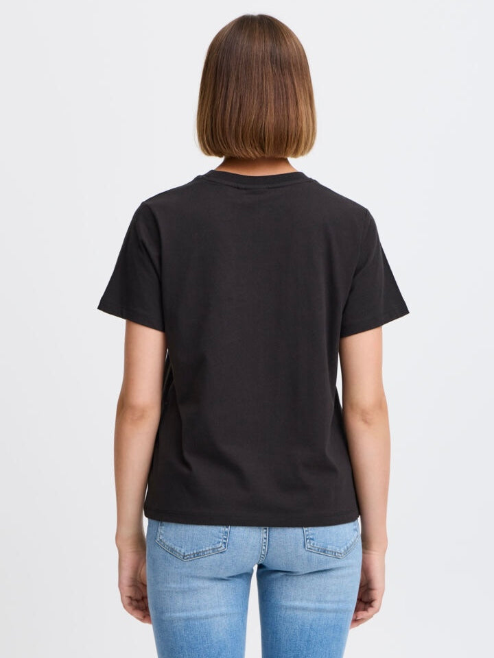 T-SKJORTE IHPALMER LOOSE  BLACK