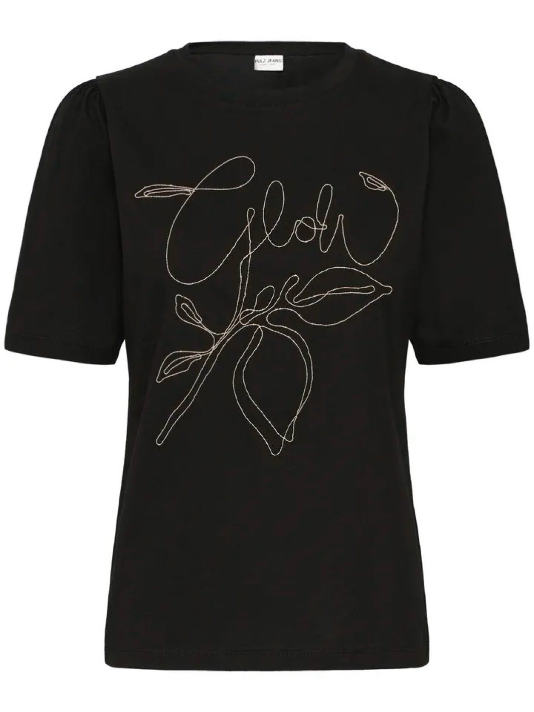 T-SKJORTE PZJULIETTE BLACK