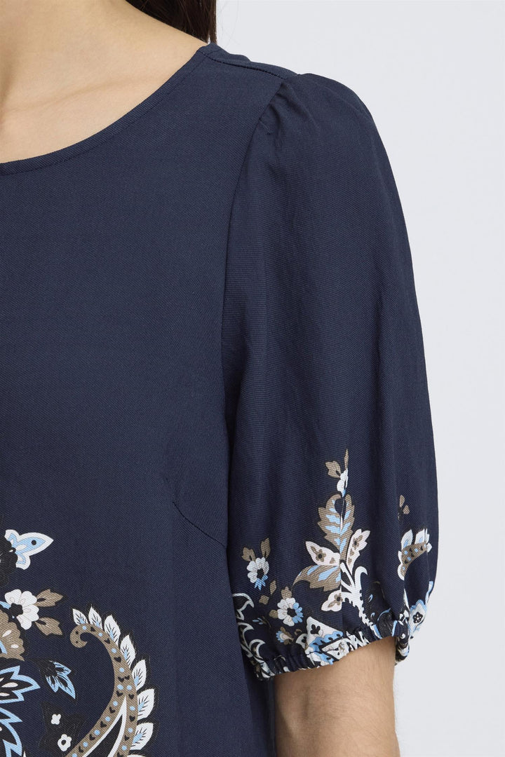 BLUSE FRADARA NAVY PAILSEY