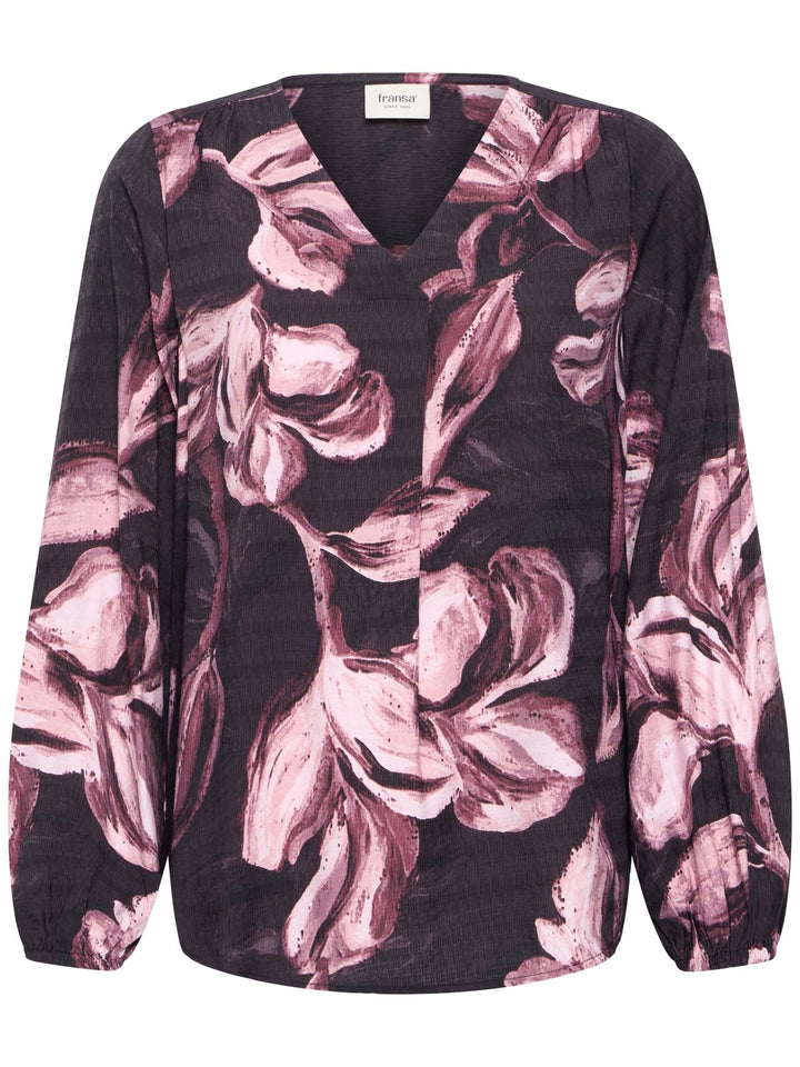 BLUSE FRARIANA FLORAL PEACH